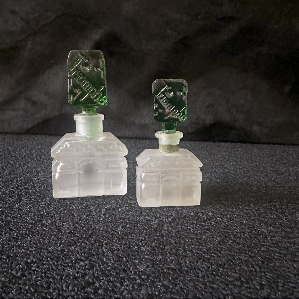 Antique Triomphe Glass Bottles